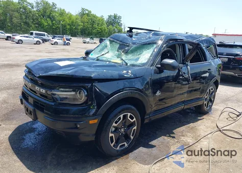 2024 Ford Bronco Sport Outer Banks z USA, uszkodzony, nr VIN 3FMCR9C66RRE17753